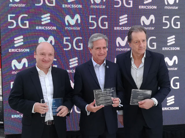 Newsline Report - Negocios - Telefnica y Ericsson hicieron una demostracin de 5G en Argentina