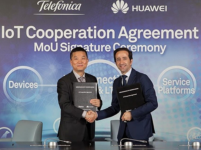 Telefnica y Huawei impulsan el Internet de las Cosas