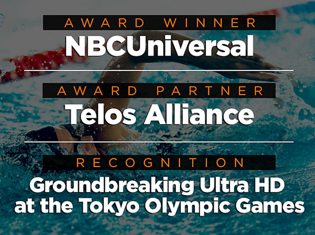 Telos Alliance fue incluido por NBCUniversal, en el premio especial IBC2021