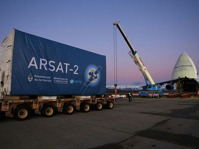 Todo preparado para el lanzamiento del Arsat-2