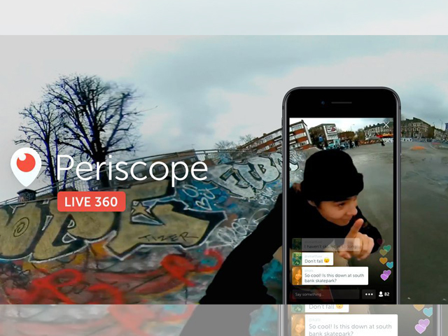 Twitter lanza video 360 en directo