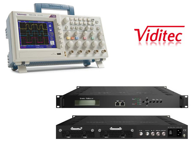 Viditec lanz osciloscopio y encoder/modulador ISDB-T