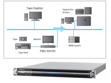 Viditec y Sony lanzan el PWS-100TD1 para digitalizar archivos histricos en cinta
