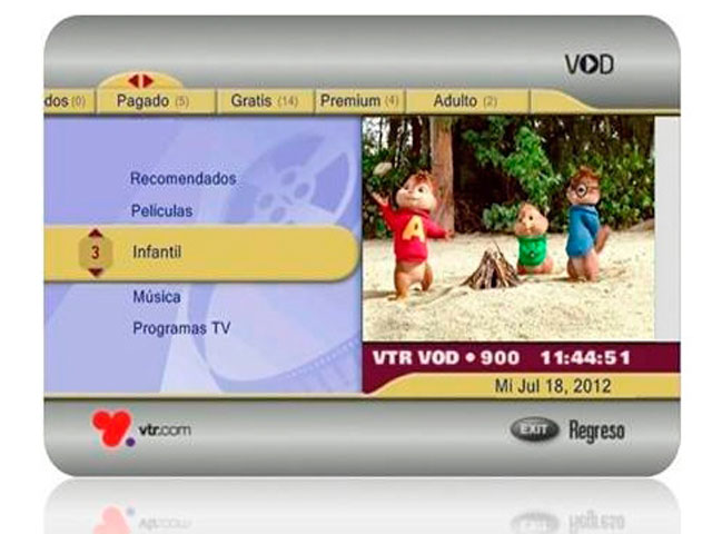 Newsline Report - OTT - VTR aumentar el volumen de sus contenidos VOD